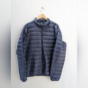 Macpac Navy Blue Ultra Uber Light Down Coat Jacket Men's Size 2XL